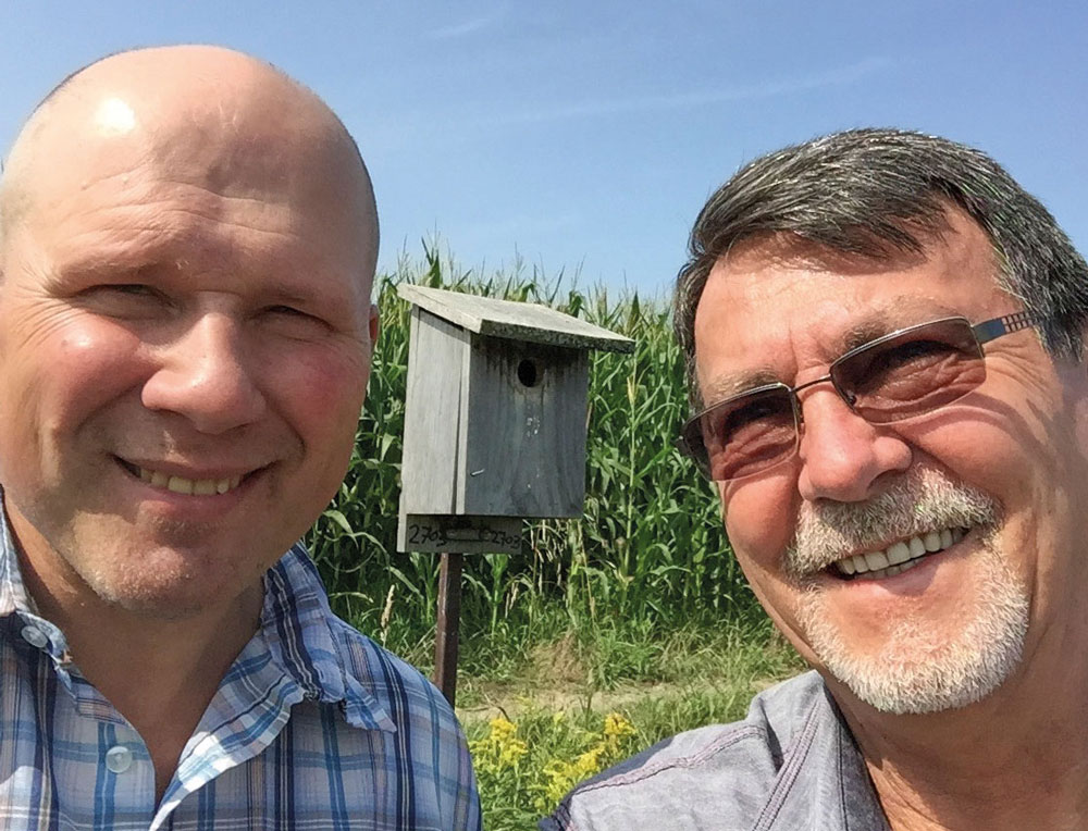 Fernand Giard et Réal Voghel. Photo Réal Voghel | MRC des Maskoutains©