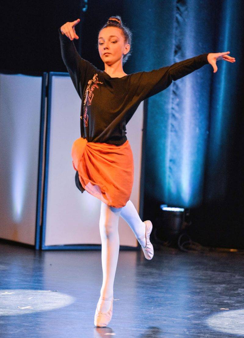 Roxane Couture-Vanasse (danse), de l'école Aux Quatre-Vents. Photos François Larivière | Le Courrier ©