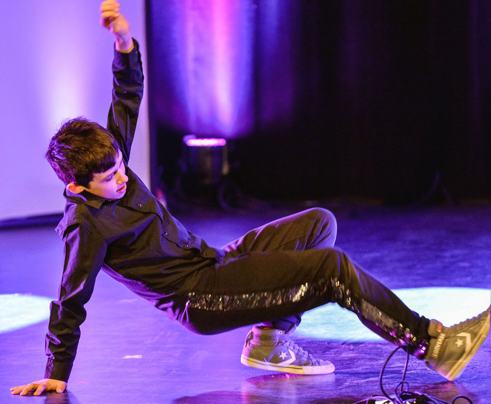 Arthur Côté (danse), de l'école De la Rocade. Photos François Larivière | Le Courrier ©