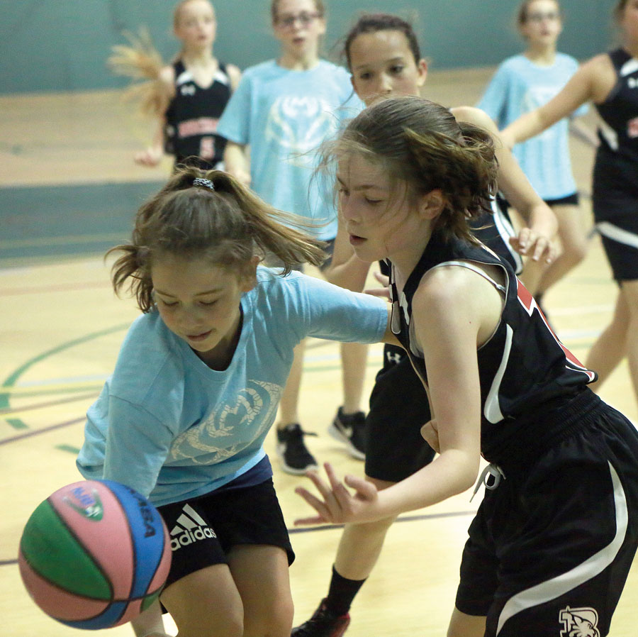 La Classique de mini-basket des Correcaminos a attiré plus d’une centaine d’équipes d’ici comme ailleurs. Photo Robert Gosselin | Le Courrier ©