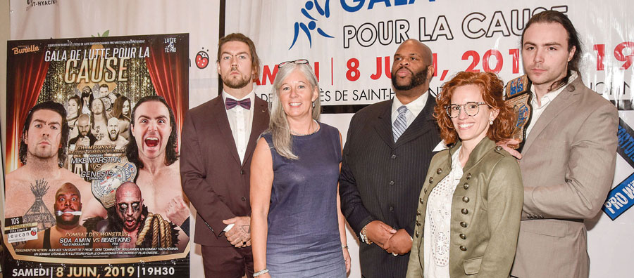 Un gala de lutte professionnelle au profit de Leucan Montérégie, organisé par la Bijouterie Burelle et la Torture Chamber Pro Wrestling, sera présenté le samedi 8 juin au Centre de congrès de Saint-Hyacinthe. Photo François Larivière | Le Courrier ©