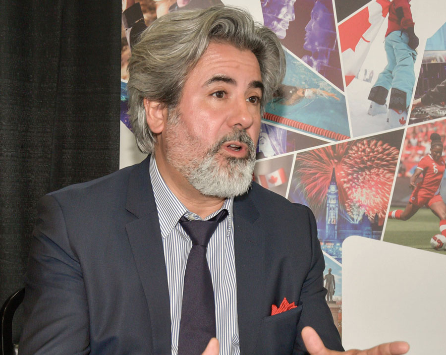 Le ministre du Patrimoine canadien et du Multiculturalisme, Pablo Rodriguez, prévient que les règles du jeu vont changer pour les géants du Web au sujet de la taxation. Photo François Larivière | Le Courrier ©
