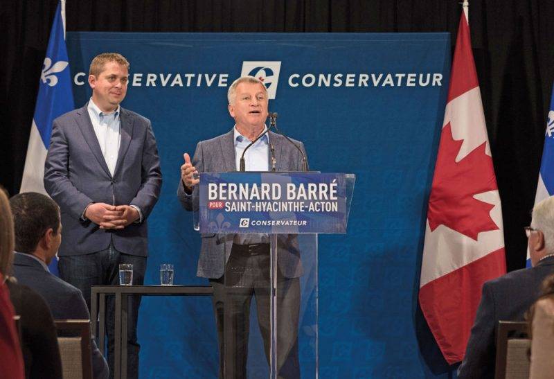 Bernard Barré souhaite se faire élire sous la bannière conservatrice le 21 octobre prochain. Photo Annie Beauregard | Le Courrier ©