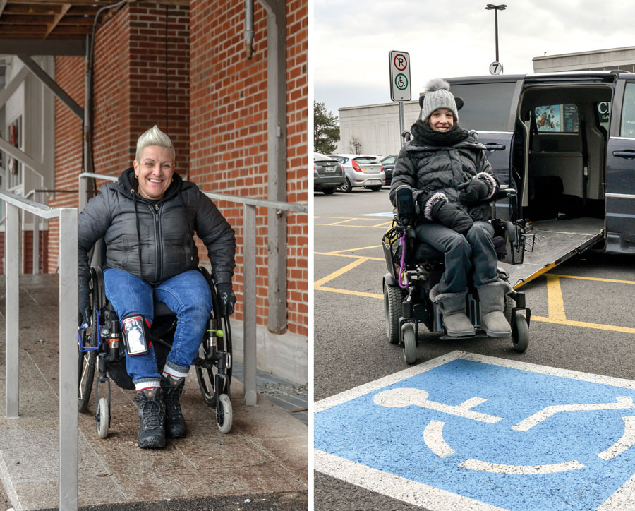 Même les modèles qui se retrouvent dans les photos utilisées dans le guide sont des personnes bien de chez nous. On reconnaît ici Jani Barré et Isabelle Bonin. Photos François Larivière | Le Courrier ©