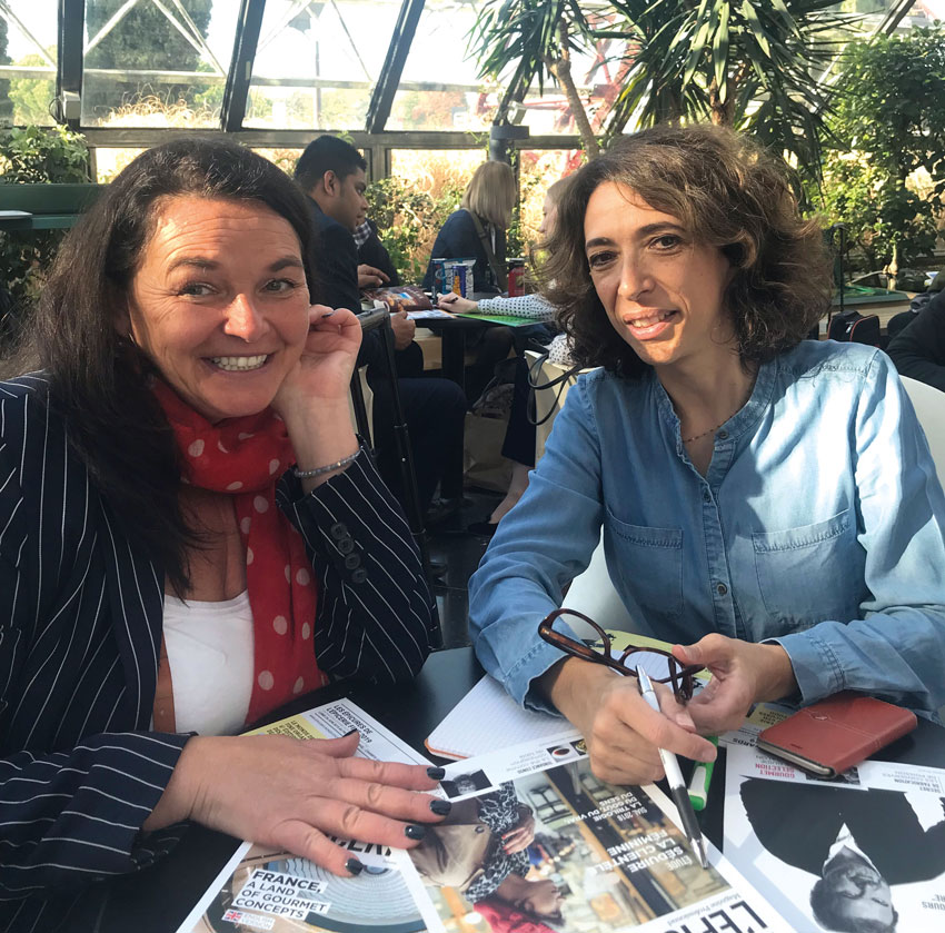 Manon Robert, présidente fondatrice de Les Passions de Manon, et Marie-Edith LeCoq, dirigeante de Le Monde de l’épicerie fine. Photo gracieuseté