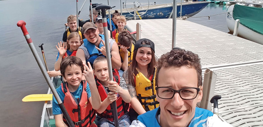 Une douzaine d’élèves de l’école René-Saint-Pierre ont pu vivre les joies du plein air pendant une fin de semaine au parc national de la Yamaska, au début juin. Photo Julien Chéhata-Foubert