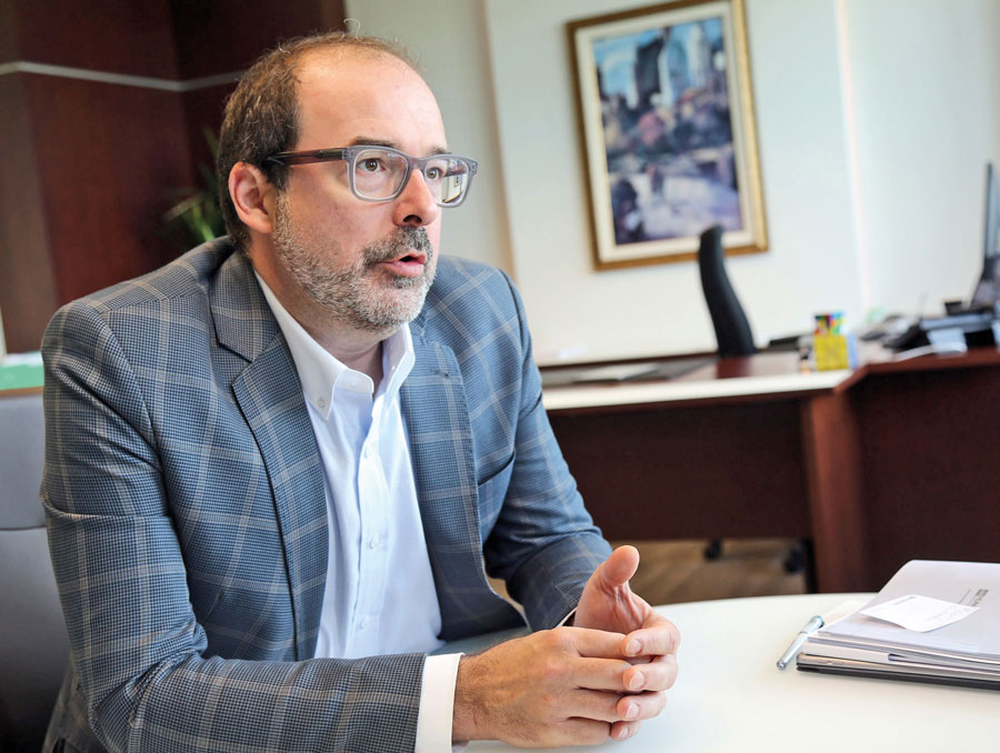 Stéphane Rochon, président et chef de la direction d’Humania Assurance. Photothèque | Le Courrier ©