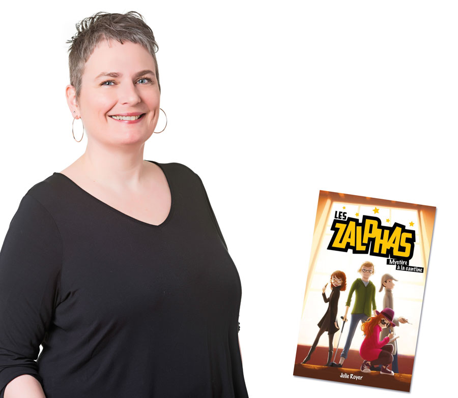 L’auteure maskoutaine Julie Royer voit ses livres atterrir dans les librairies françaises alors que la maison d’édition Hachette a acheté les droits de sa série Les 4Z. Photo Patrick Roger