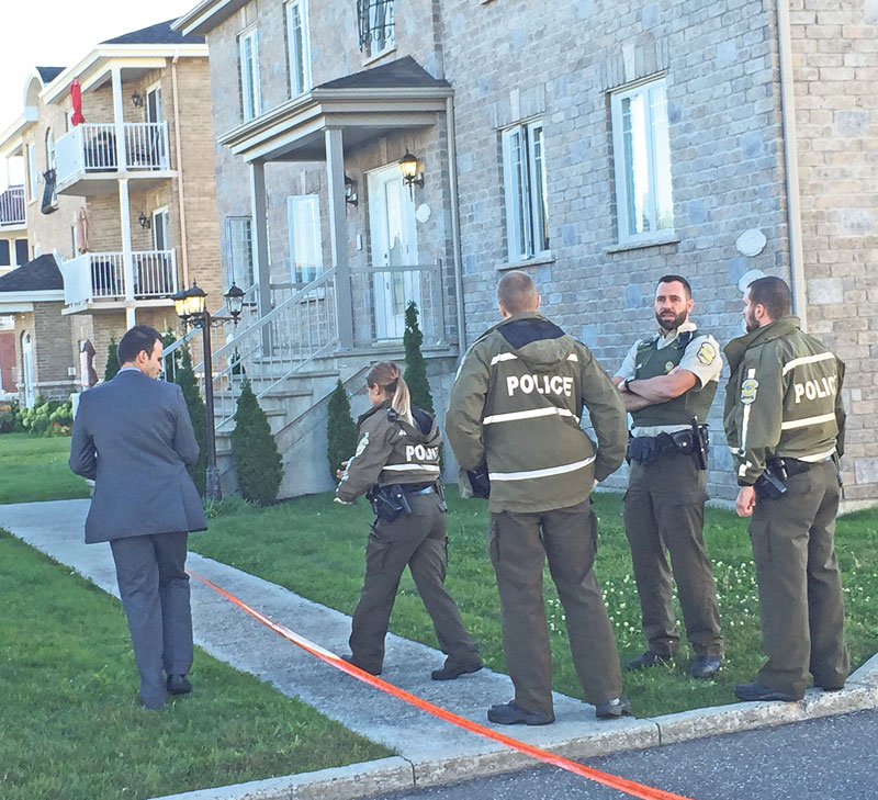 Maxime Labrecque, dont le procès débute aujourd’hui, est accusé d’avoir tué son ex-conjointe Isabelle Lavoie. Le drame s’était déroulé dans un logement de la rue des Seigneurs Ouest à Saint-Hyacinthe en septembre 2016. Photothèque | Le Courrier ©