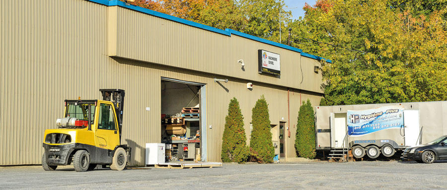 Olymel dispose à Saint-Valérien-de-Milton d’un atelier spécialisé dans l’entretien et la maintenance de l’équipement de production installé dans ses différentes usines. Photo François Larivière | Le Courrier ©
