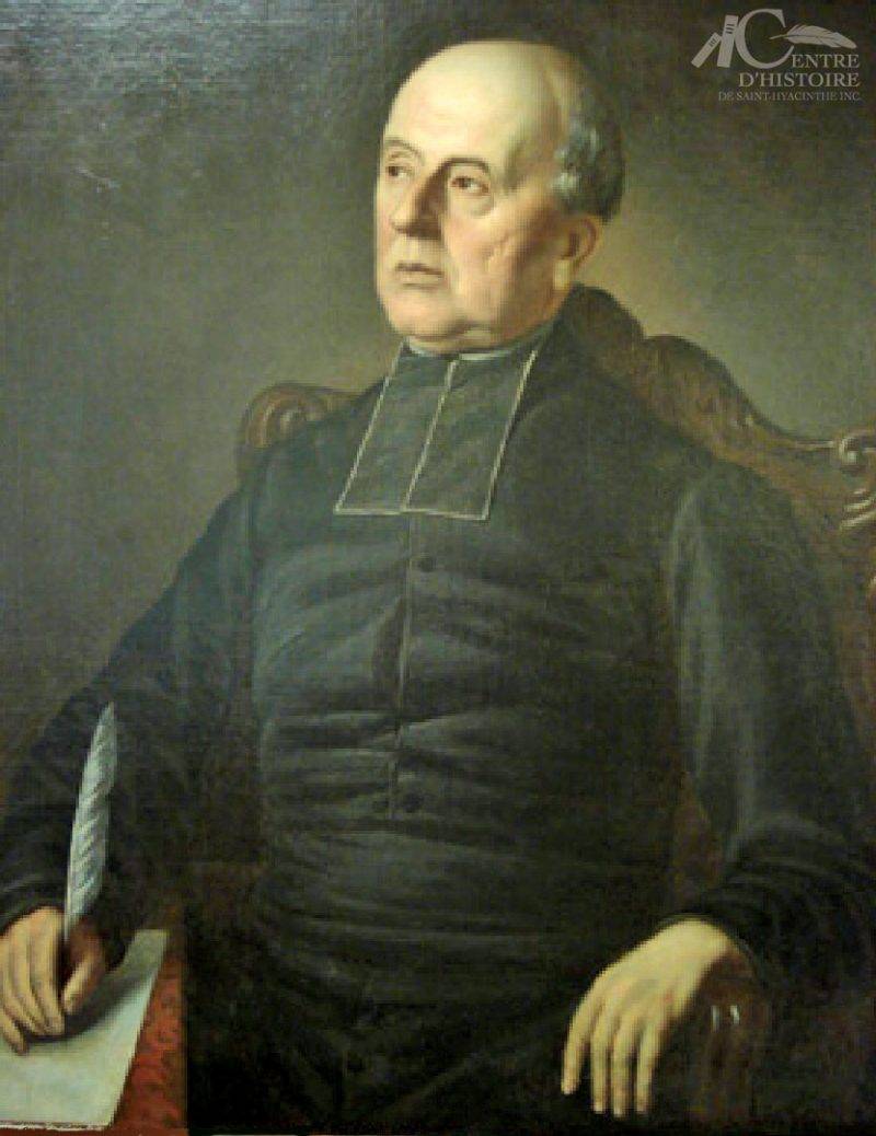 Portrait de Joseph-Sabin Raymond par Napoléon Bourassa en 1868. Collection Centre d’histoire