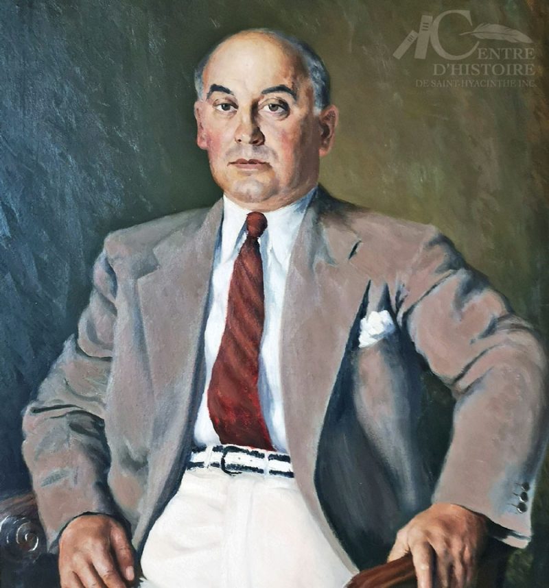 T.-D. Bouchard, tableau d’Oscar de Lall, vers 1930. Collection Centre d’histoire