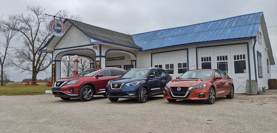 C’est au volant des Nissan Murano, Kicks et Altima que se fait la traversée de la Route 66. Photo Marc Bouchard