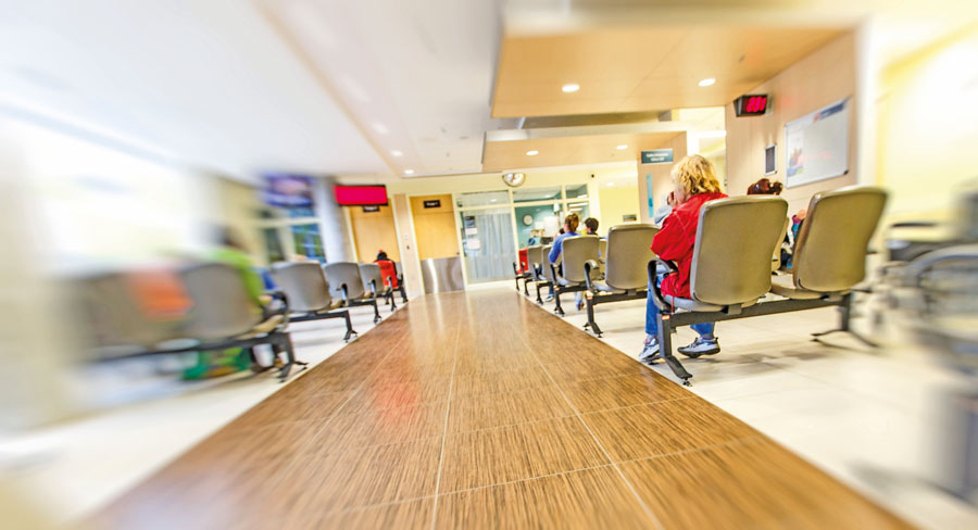 Les durées moyennes de séjour s’allongent à l’hôpital Honoré-Mercier à Saint-Hyacinthe. Photothèque | Le Courrier ©