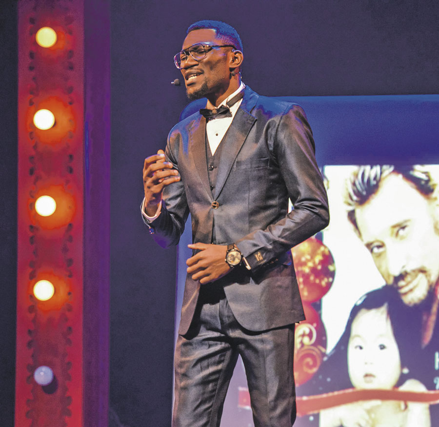 Franklin Armel Tagakou a séduit le jury par sa voix et son interprétation. Photo François Larivière | Le Courrier ©