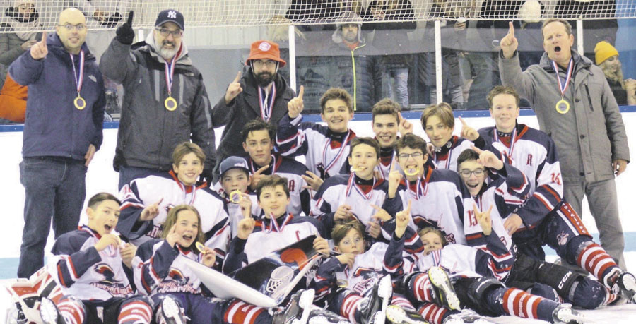 Les Mousquetaires 3 bantam A ont remporté deux tournois cette saison. Photo gracieuseté