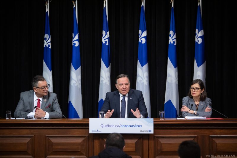 Photo du Cabinet du premier ministre du Québec