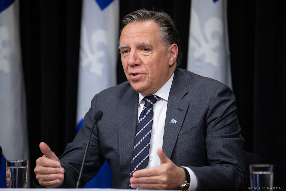 Le premier ministre François Legault