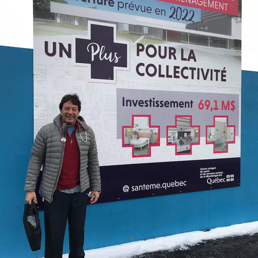 L’urgentologue Robert Patenaude est l’un des piliers de l’Hôpital Honoré-Mercier de Saint-Hyacinthe. Photothèque | Le Courrier ©