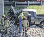 A-20 : collision contre un pilier de viaduc