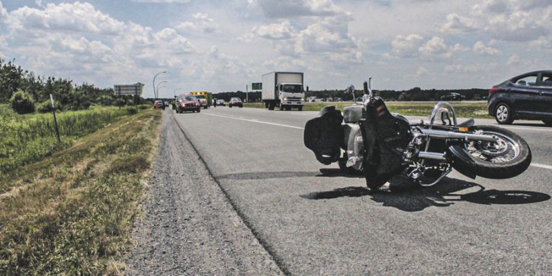 Un homme a été blessé en moto sur l’autoroute 20 lundi à la suite d’une perte de contrôle de son véhicule. Photo Adam Bolestridge