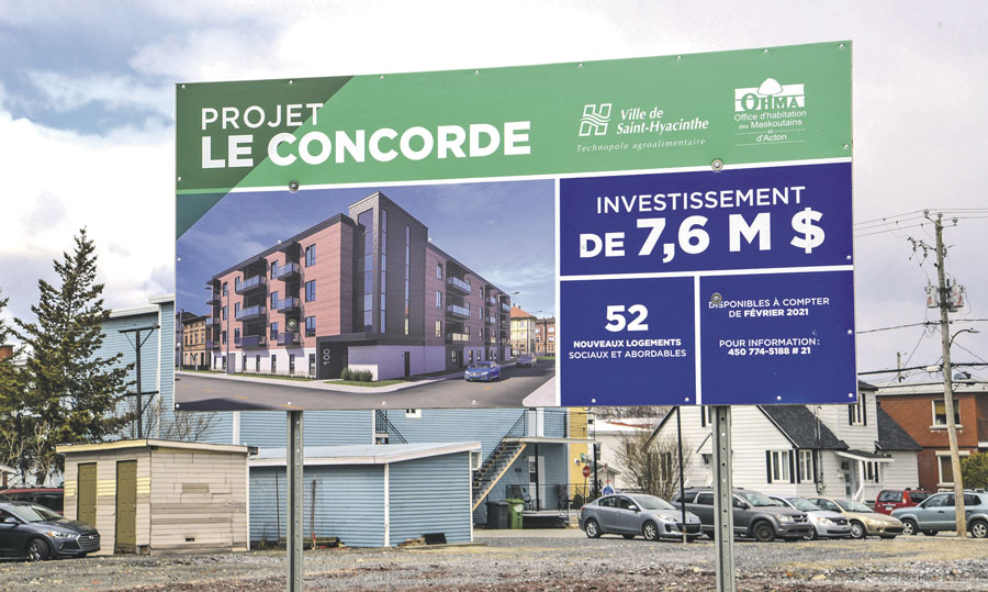 Le projet Le Concorde, qui verra le jour au centre-ville dans les prochains mois. Photo François Larivière | Le Courrier ©