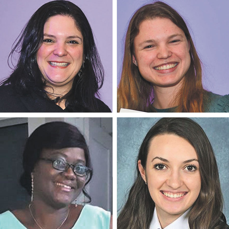 Sarah Izzo Crespo, Audrey Corbeil, Véronique Abenan Téya Kouadio et Nancy Martin sont les quatre lauréates 2020 du Prix de la Technopole, volet académique. Photos gracieuseté