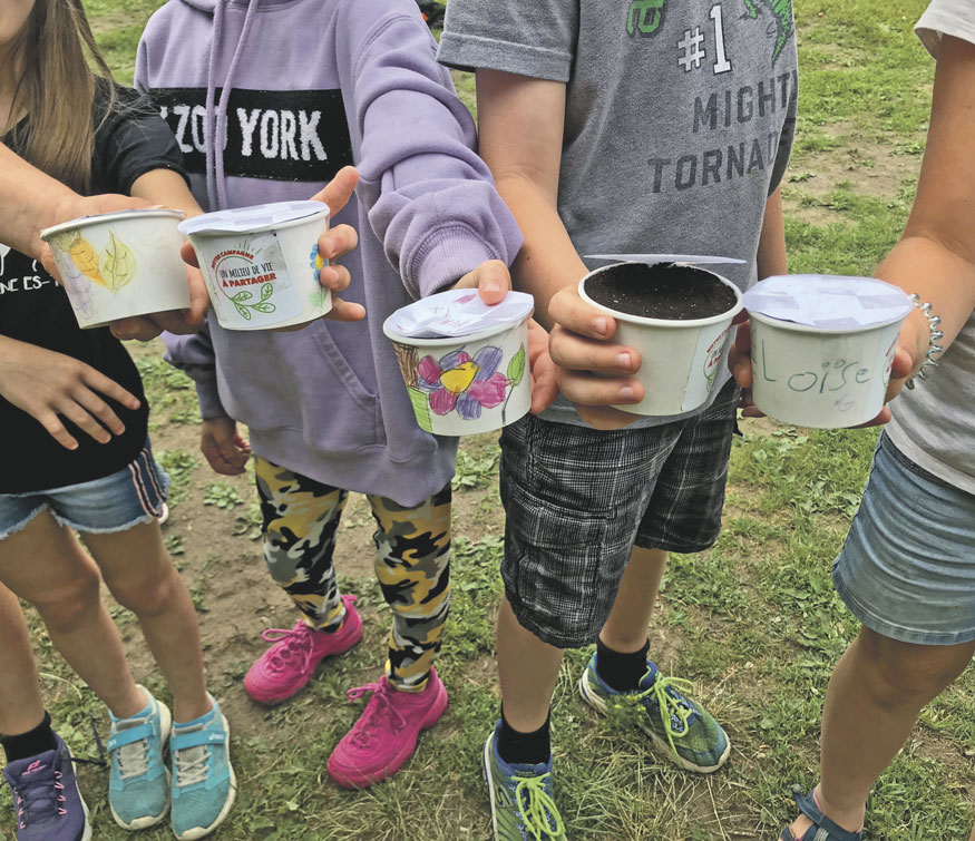 Des dizaines d’enfants de la MRC des Maskoutains pourront participer à l’activité « L’agriculture, ma voisine! » pour les initier à l’agriculture et ainsi favoriser une cohabitation harmonieuse en milieu agricole. Photo gracieuseté