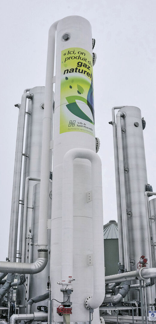 La vente du gaz naturel produit à l’usine de biométhanisation n’a pas été une source de revenus significative pour la Ville de Saint-Hyacinthe en 2019. Photothèque | Le Courrier ©