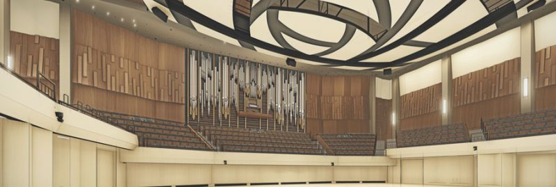 Orgues Létourneau a décroché un contrat pour construire un orgue monumental qui sera installé dans la future salle de concert de l’Université Brigham Young située dans la municipalité de Provo, dans l’Utah. Photo gracieuseté