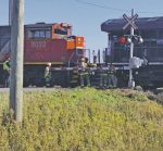 Sainte-Hélène : intervention des pompiers sur un train