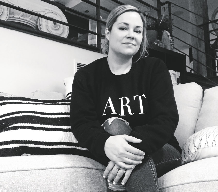 Depuis deux ans, l’artiste peintre Marie-Pier Côté se consacre entièrement à son art et voit plusieurs de ses toiles trouver preneur auprès de collectionneurs. Photo gracieuseté