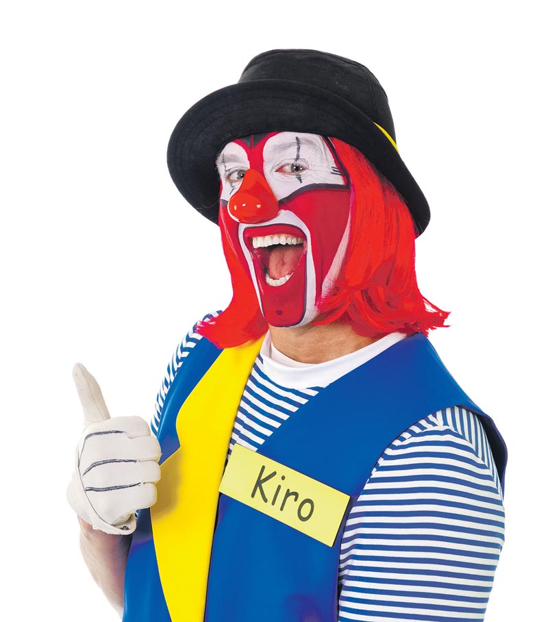 Kiro n’a pas eu beaucoup d’occasions de faire le clown ces derniers mois en raison de la pandémie, une situation qui a fait perdre le sourire à son interprète, Daniel Lussier.

Photo gracieuseté