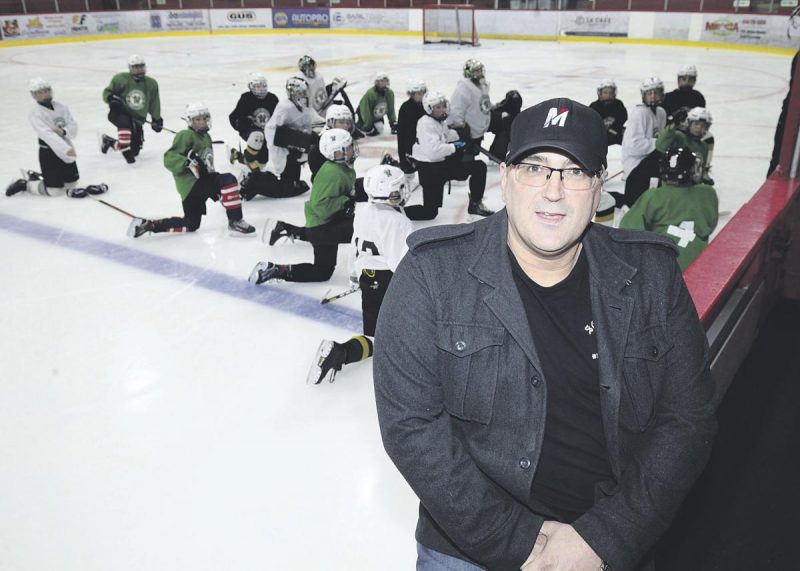 Bruno Adam, président de l’Association de hockey mineur de Saint-Hyacinthe. Photothèque | Le Courrier ©