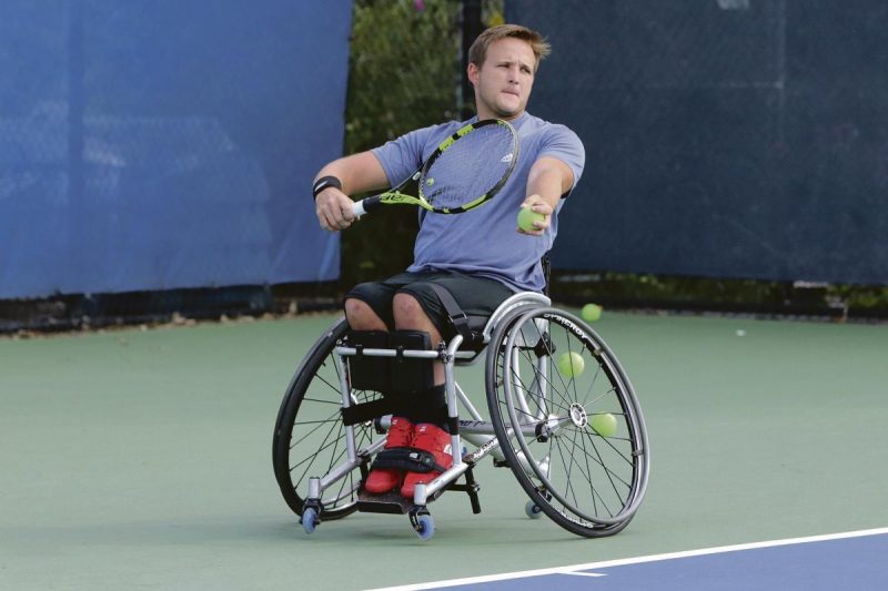Un premier tournoi ITF de tennis en fauteuil roulant devait se tenir en juin à Saint-Hyacinthe, mais tout a été annulé en raison de la pandémie. Photo Tennis Canada
