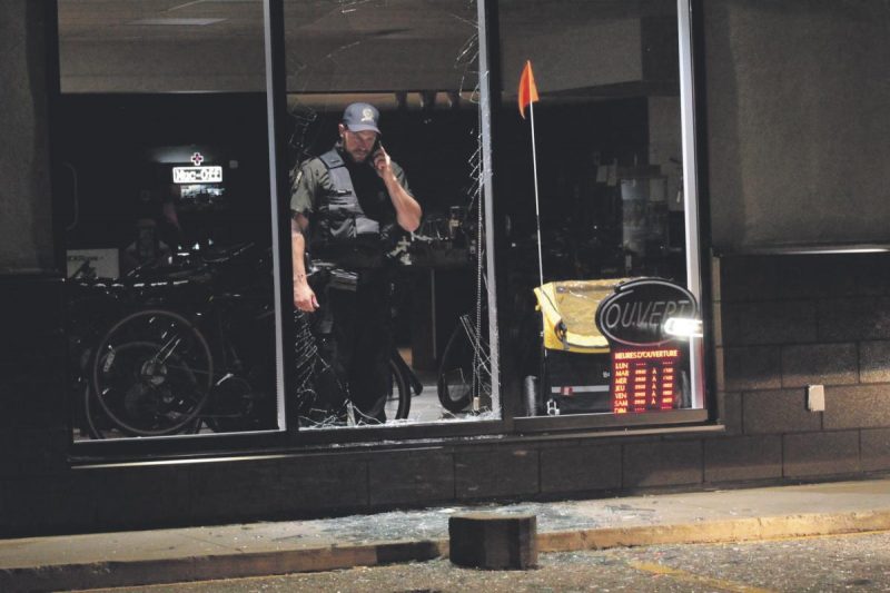Le magasin de vélos Cycles Beaumier a été victime d’un vol dans la nuit du 11 au 12 juillet. Photo Adam Bolestridge