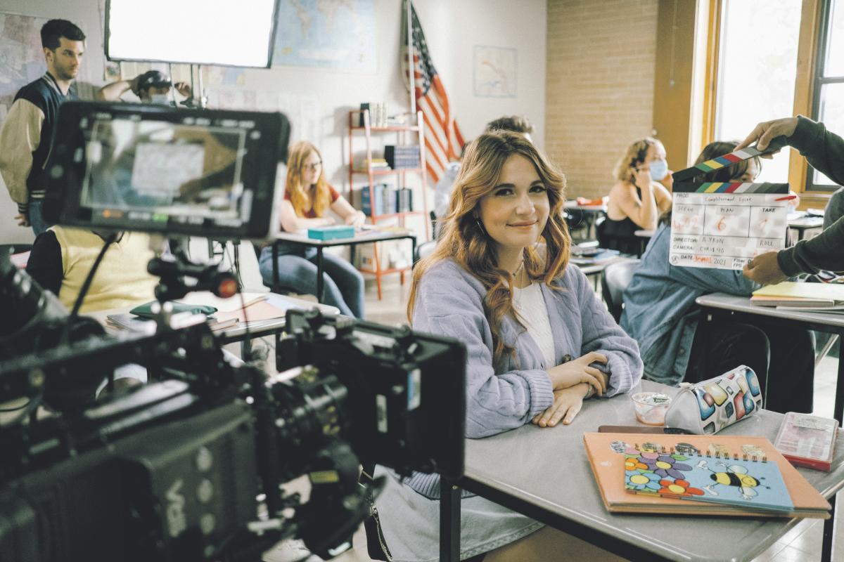 Rosalie Vaillancourt a tourné ce printemps la websérie Complètement lycée, une parodie d’émissions américaines pour adolescents qu’elle a créée en compagnie de Pierre-Yves Roy-Desmarais. Photo Paul Dussault