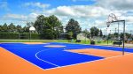 Un terrain de basketball rafraîchi  aux couleurs des V-Kings
