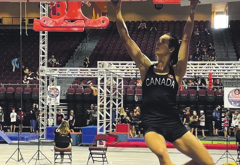 Béatrice Moyen-Sylvestre a participé au Championnat du monde de l’Ultimate Ninja Athlete Association (UNAA) à Las Vegas. Elle a terminé 9e en finale chez les professionnels. Photo gracieuseté