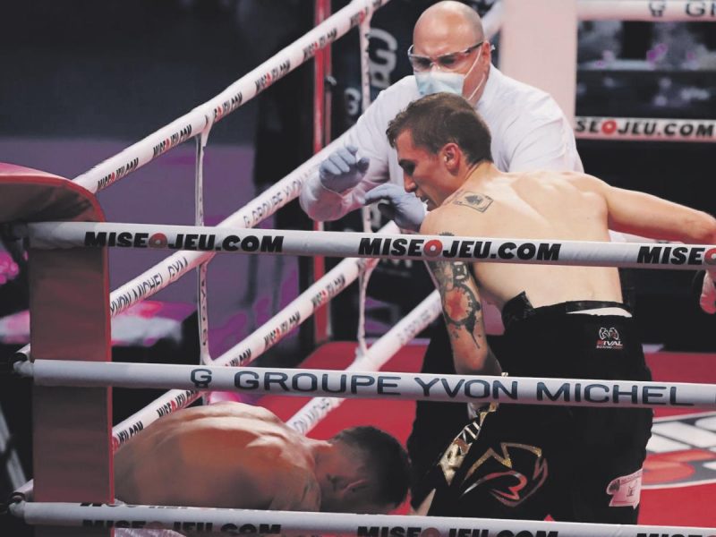 Fort de sa victoire à la fin août, le boxeur Samuel Lajoie-Déry sera de retour à l’action vendredi soir dans un gala présenté aux États-Unis. Photo Yanick Maltais