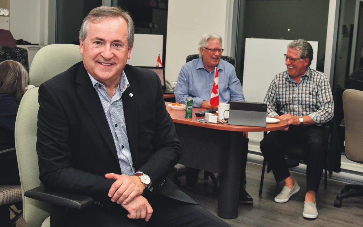 Le candidat conservateur André Lepage est arrivé troisième dans Saint-Hyacinthe–Bagot. Photo François Larivière | Le Courrier ©