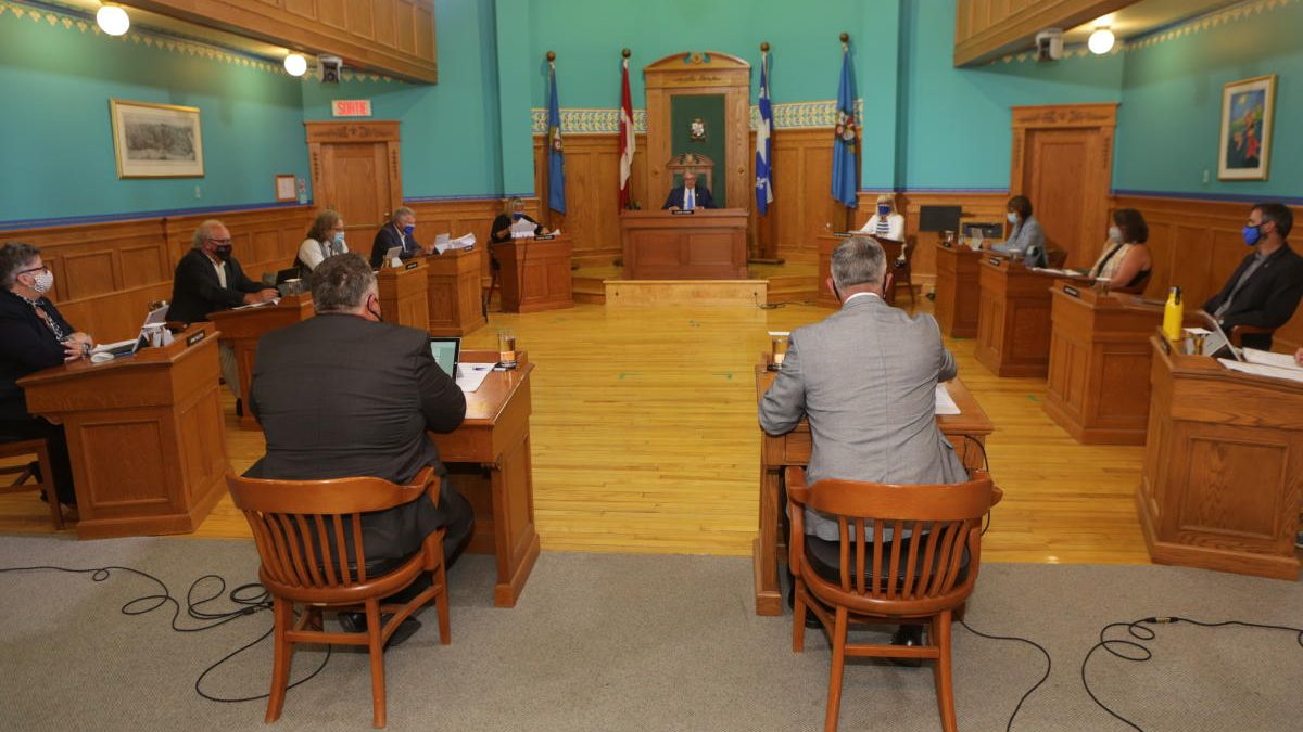 Les membres du conseil de Saint-Hyacinthe se sont réunis en séance du conseil le 7 septembre. Photothèque | Le Courrier ©