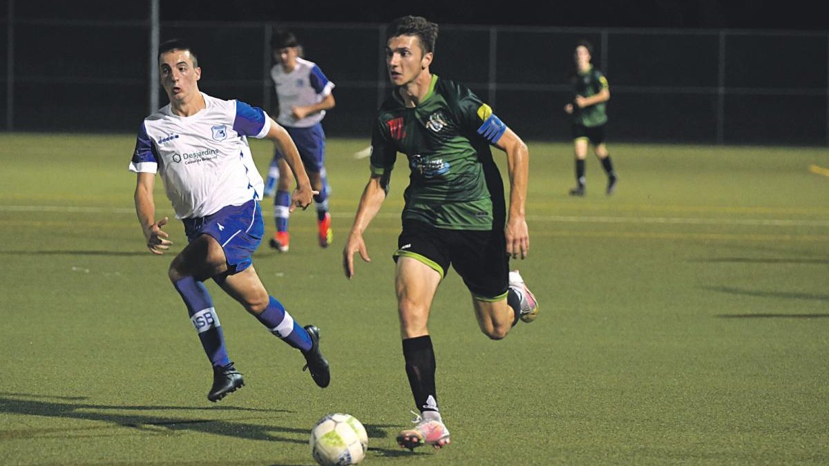 Le Maskoutain Hugo Seyer a été le meilleur buteur du FC Saint-Hyacinthe U21 M AAA cette saison. Photo Yves Théoret