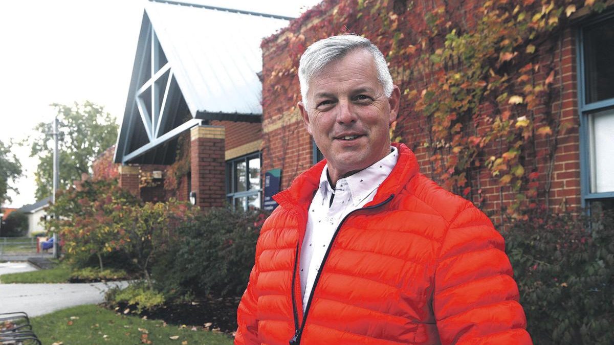 Le candidat au poste de conseiller dans le district Yamaska Pierre Thériault. Photo Robert Gosselin | Le Courrier ©