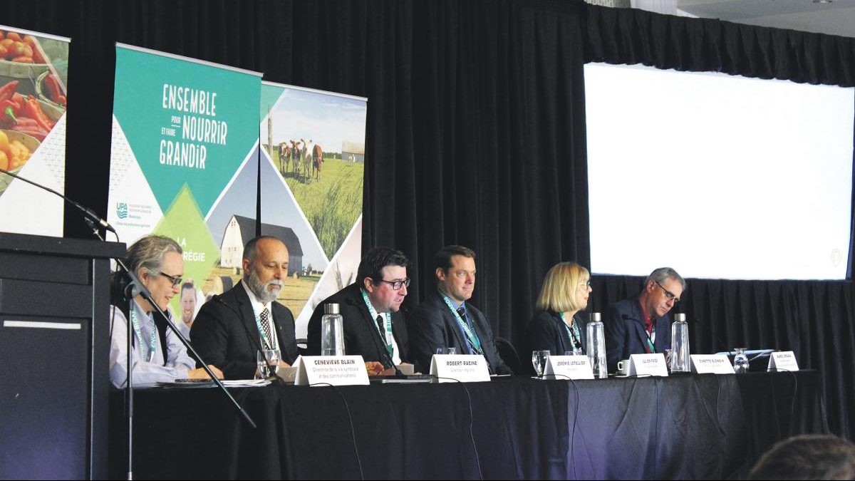 La protection du territoire agricole était à l’honneur lors de l’assemblée générale annuelle de la Fédération de l’UPA de la Montérégie. Photo gracieuseté