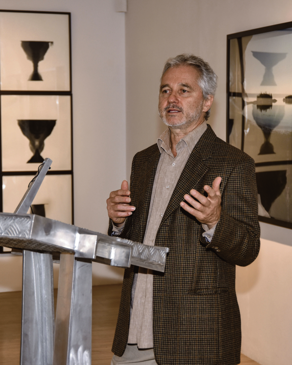 Marcel Blouin, directeur général d’Expression, centre d’exposition de Saint-Hyacinthe. Photo François Larivière | Le Courrier ©
