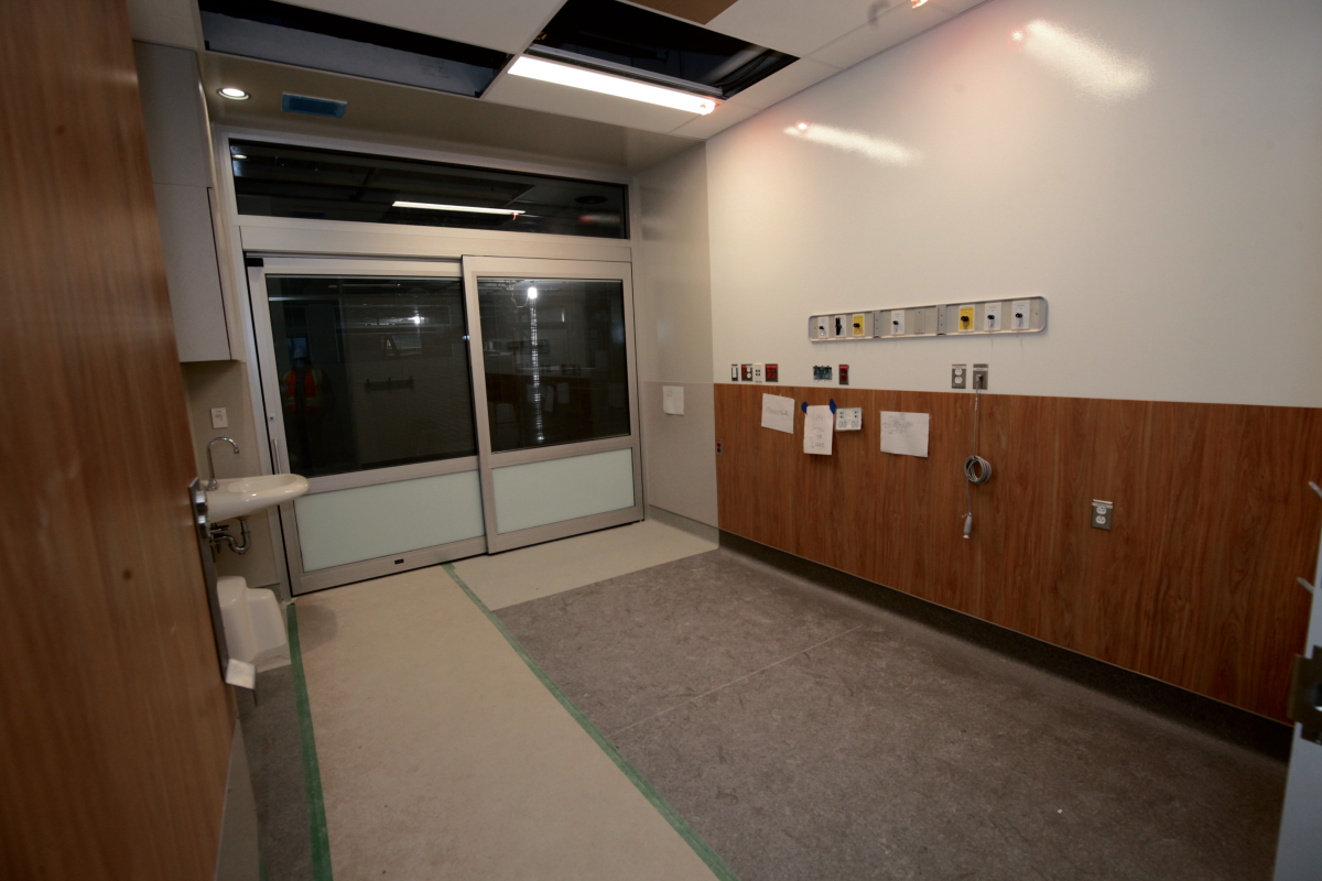 La nouvelle urgence de l’Hôpital Honoré-Mercier devrait être inaugurée à l’été 2022. Photo Robert Gosselin| Le Courrier ©