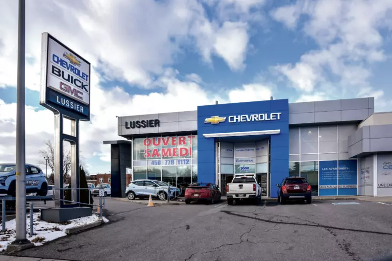 Le concessionnaire Lussier Chevrolet Buick GMC de Saint-Hyacinthe a décroché un contrat de 14,3 M$ avec la Ville de Montréal. Photo François Larivière | Le Courrier ©