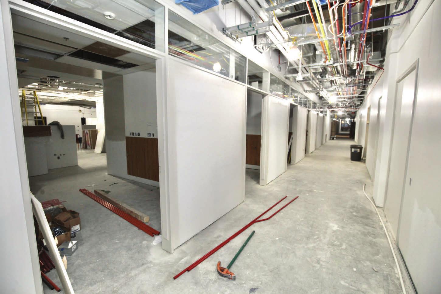 La nouvelle urgence de l’Hôpital Honoré-Mercier devrait être inaugurée à l’été 2022. Photo Robert Gosselin| Le Courrier ©