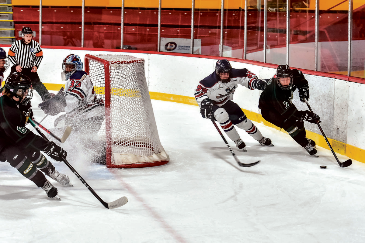 Les Gaulois de Saint-Hyacinthe et les équipes de la ligue M18 AAA ne reprendront pas l’action avant le 21 janvier. Photothèque | Le Courrier ©
